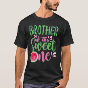 T-shirt Frère De La Douceur Un Anniversaire Match De Pastè
