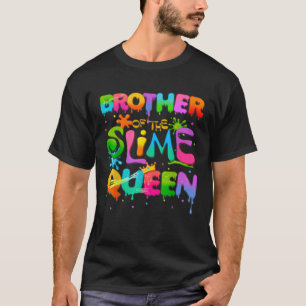 T-shirt Frère De La Famille D'Anniversaire De La Reine-Sli