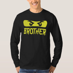 T-shirt Frère De La Famille Kung Fu Ninja Eyes
