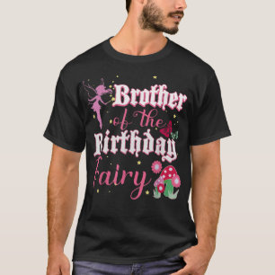 T-shirt Frère De La Fée D'Anniversaire Princesse Mushroom