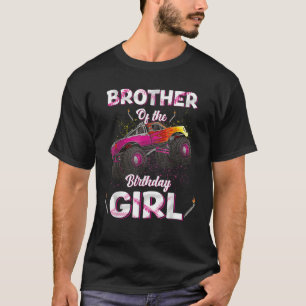 T-shirt Frère De La Fille Anniversaire Monster Anniversair