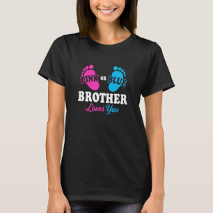 T-shirt Frère de la Révélation de genre Baby shower Brah