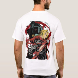 T-shirt frère de l'alchimiste d'acier