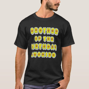 T-shirt Frère De L'Anniversaire Avokido Garçons Et Filles 