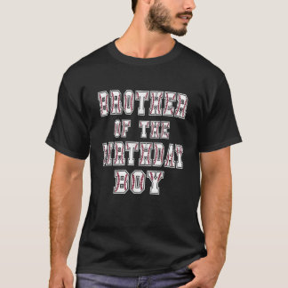 T-shirt Frère De L'Anniversaire Baller Baseball Par Thème