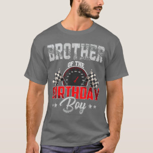 T-shirt Frère De L'Anniversaire Boy Race Racing Driver
