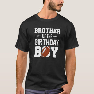 T-shirt Frère De L'Anniversaire Garçon Football Famille De