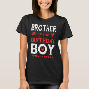 T-shirt Frère de l'Anniversaire garçon mignonne famille de