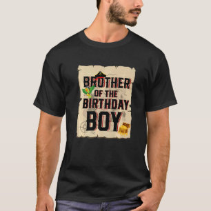T-shirt Frère De L'Anniversaire Garçon Pirate Thème 5ème A