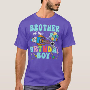 T-shirt Frère De L'Astronaut Anniversaire Boy Space Party