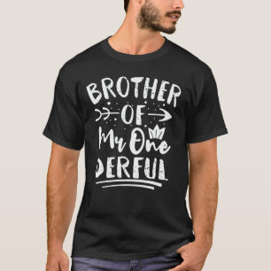 T-shirt Frère de M. Onederful 1er Anniversaire