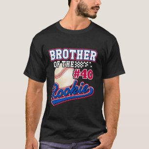 T-shirt Frère de Rookie 40e Anniversaire Équipe de basebal