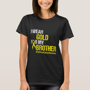 T-shirt Frère de sensibilisation au cancer de l'enfance Ru