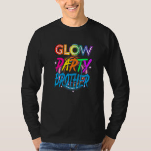 T-shirt Frère de soirée Glow  Effet de projection de peint