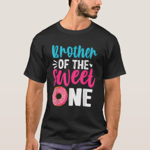 T-shirt Frère de Sweet One premier anniversaire jumelé fam