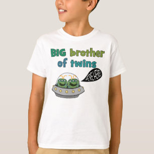 T-shirt Frère des jumeaux "nous sommes ici ! "