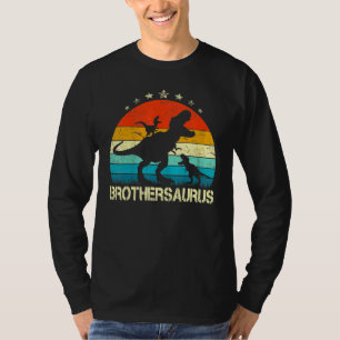 T-shirt Frère Dinosaur Frère Saurus 2 Deux Enfants Christm