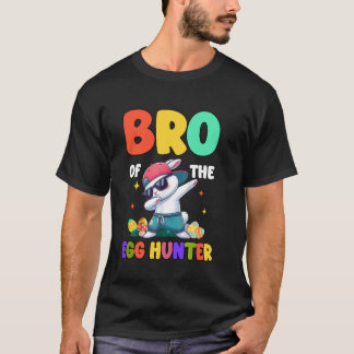 T-shirt Frère du chasseur d'oeufs Lapin Dabbing Pâques Ann