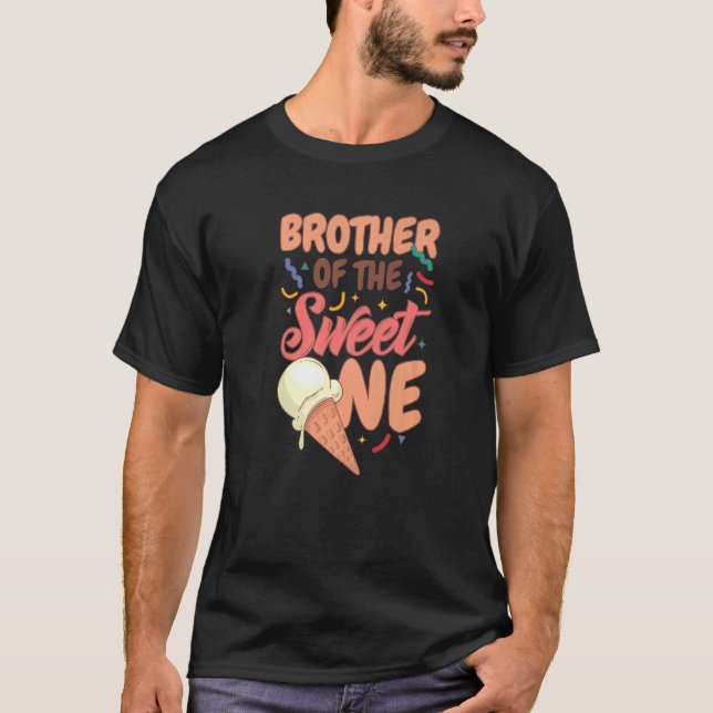 T-shirt Frère Du Doux, Groupe Familial Correspondant Bi (Devant)