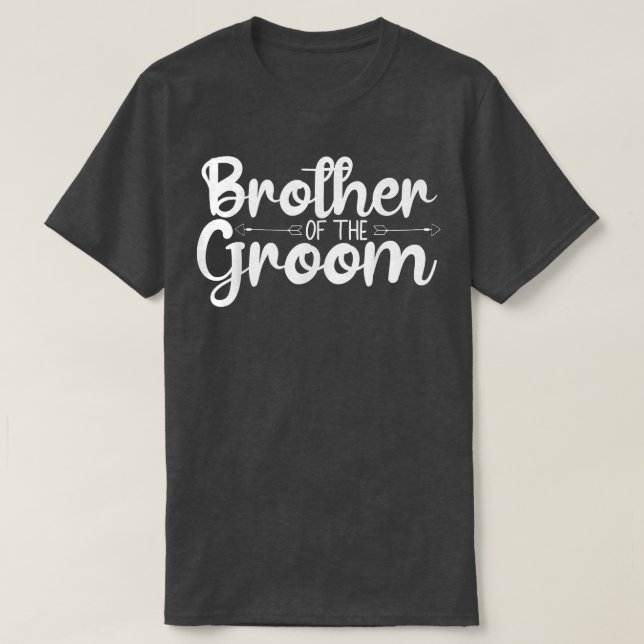 T-shirt Frère Du Groom Drôle Mariage Ou Par Bachelor (Design devant)
