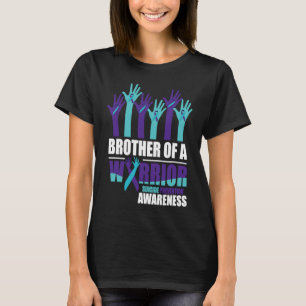 T-shirt Frère d'un guerrier Sensibilisation au suicide