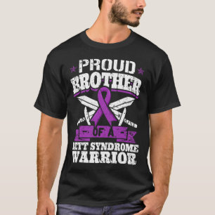 T-shirt Frère D'Un Syndrome De Rett Guerrier Sensibilisati