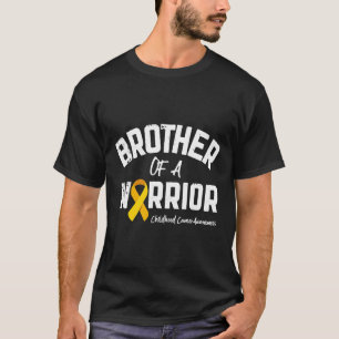 T-shirt Frère D'Une Guerrière Sensibilisation Au Cancer De