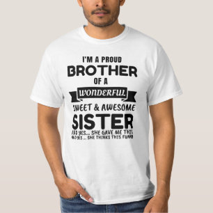 T-shirt Frère Et Sa Fantastique Soeur