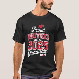 T-shirt Frère fier d'un diplômé de la promotion 2025 Senio