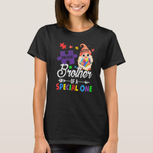 T-shirt Frère fier d'un gnome de puzzle spécial Autisme