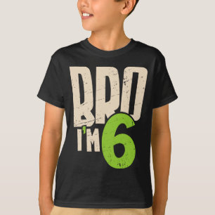 T-shirt Frère, j'ai 6 ans – Anniversaire de 6 ans pour gar