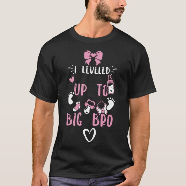 T-shirt Frère J'Ai Élevé Jusqu'Au Gros Bro Baby Girl Sayes (Devant)