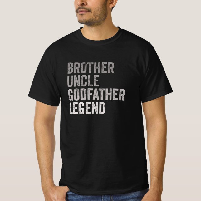 T-shirt Frère oncle Godfather Légende (Devant)
