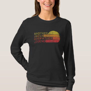 T-shirt Frère Oncle Parrain Légende Pour Oncle Favori