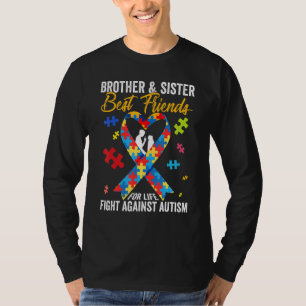 T-shirt Frère & Soeur Meilleurs Amis Pour La Vie Combattez