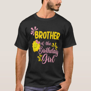 T-shirt Frère Sunshine 1er Anniversaire Sunshine Girl Bda