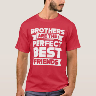 T-shirt Frères Arehe Parfait Meilleur Friendseam Brother f
