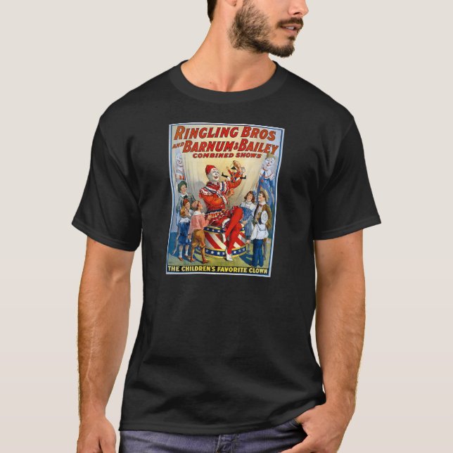 T-shirt Frères de Ringling et Barnum et clown de cru de (Devant)