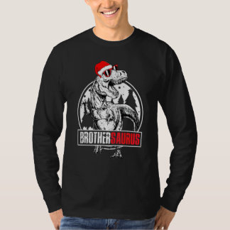 T-shirt Frèresaurus Noël dinosaure appariés Pjs Fami