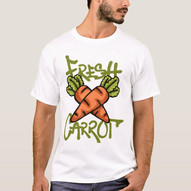 T-shirt Fresh Carrots streetwear (Devant)