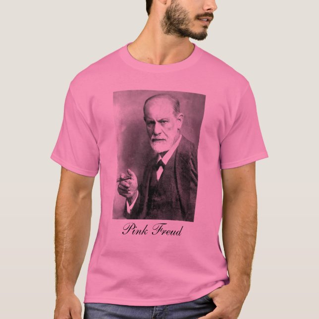 T-shirt Freud rose (Devant)