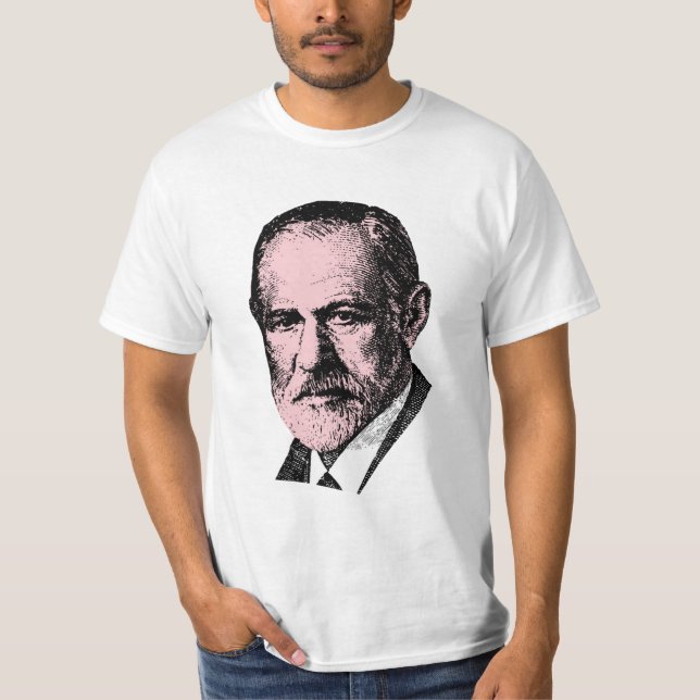 T-shirt Freud rose Sigmund Freud (Devant)