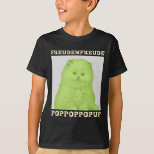 T-shirt Freudenfreude Poppoppop up Feline Lover Chat