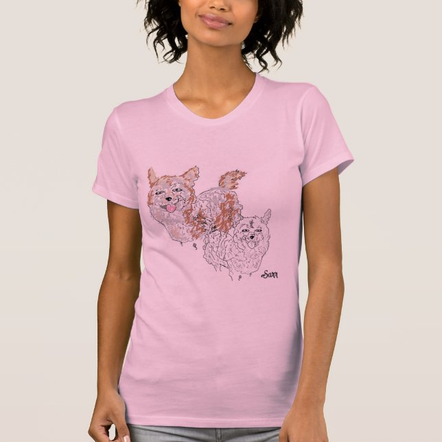 T - Shirt: Freundliche Jungtiere T-Shirt (Vorderseite)