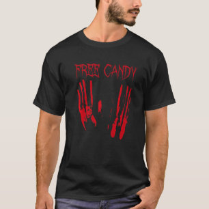 T-shirt Friandise Halloween Sanglante Effrayante Costume d