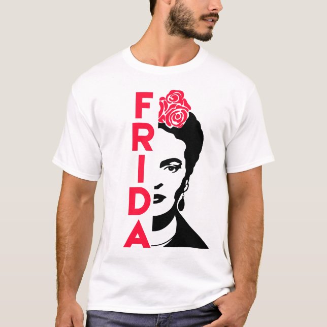 T-shirt Frida Kahlo Artiste Mexicaine Chemise Mexicaine (Devant)