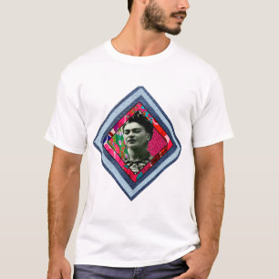 T-shirt Frida Kahlo Retro Denim Diamond