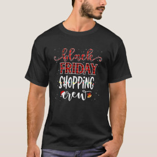T-shirt Friday Shopping Crew Christmas Lights Black Shoppi