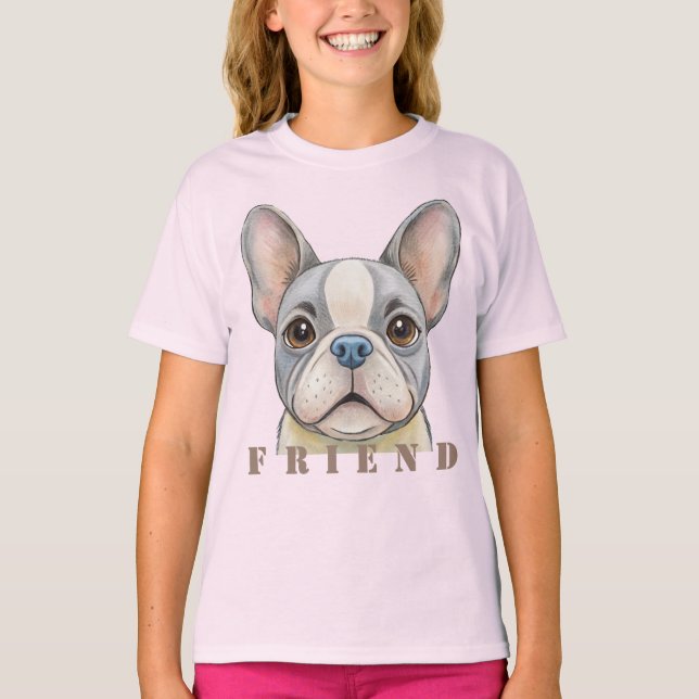 T-shirt Friend Bulldog (Devant)