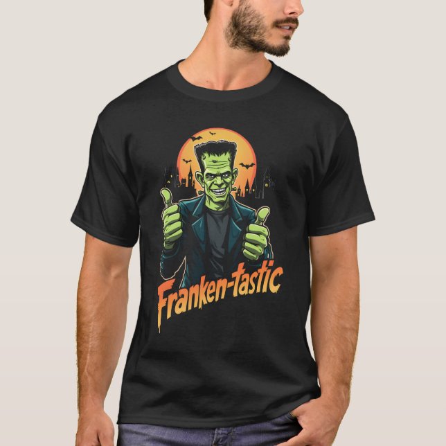 T-shirt Friendly Frankenstein (Devant)